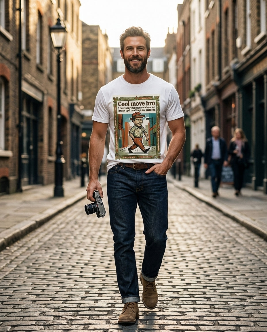 Cool move bro | Classic Tee editorial photo