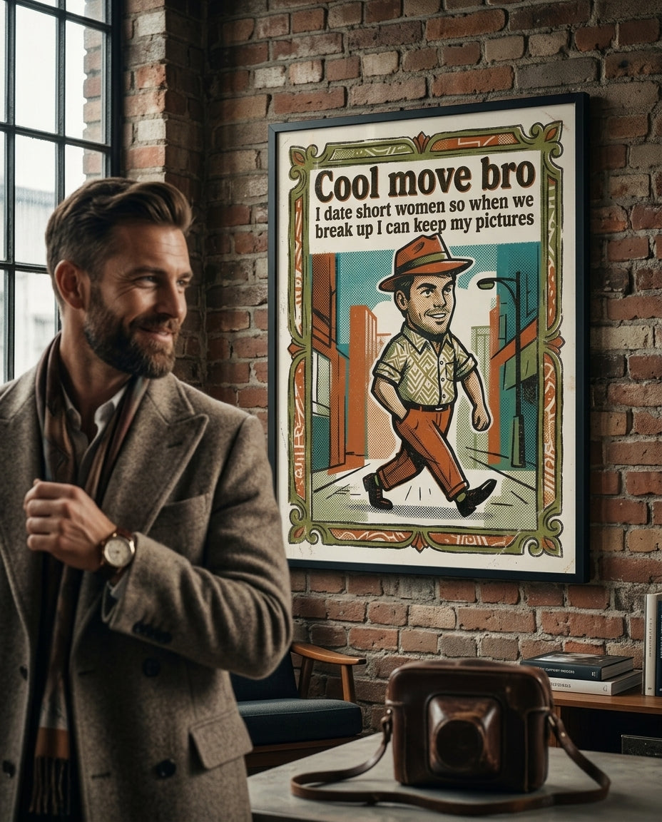 Cool move bro | Poster 18x24 editorial photo