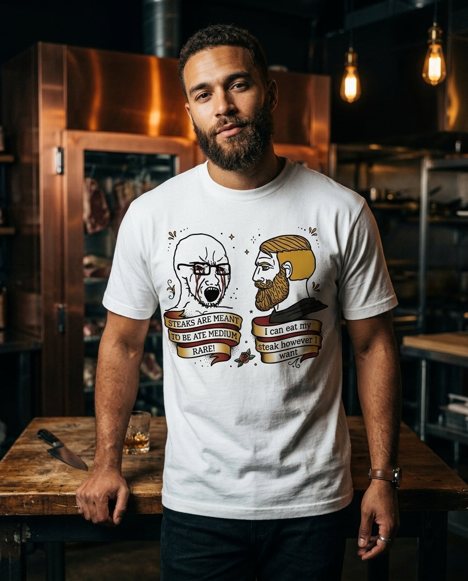 Don’t tell me how to eat my food | Classic Tee editorial photo