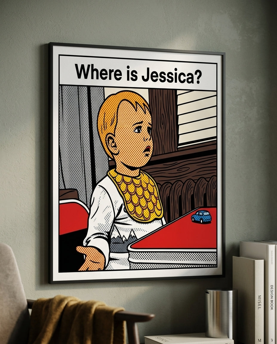 Where is Jessica? | Poster 18x24 editorial photo