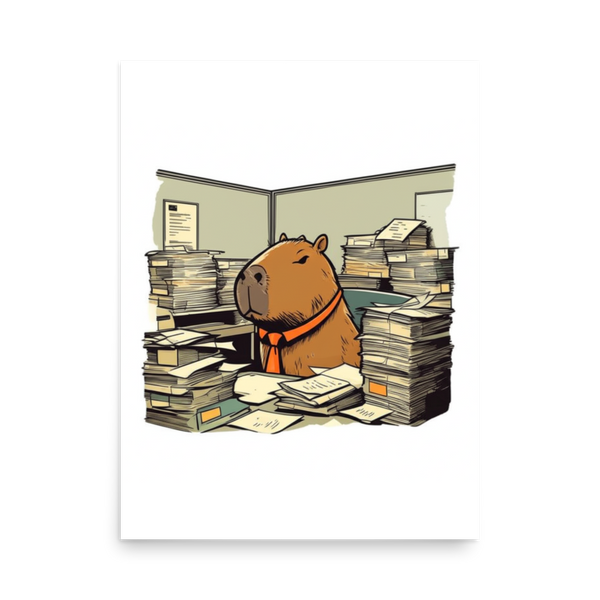 Corporate Capybara | Poster 18×24