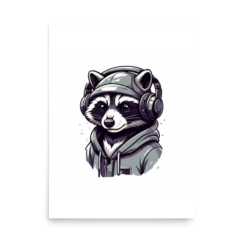 Street Raccoon | Poster 18×24 - Mockup 1