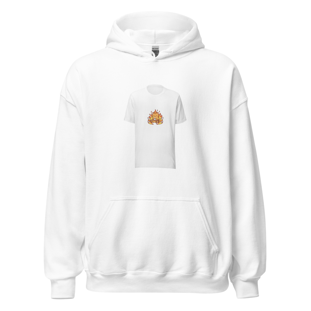 This Is Fine Cat | Hoodie - Mockup 1