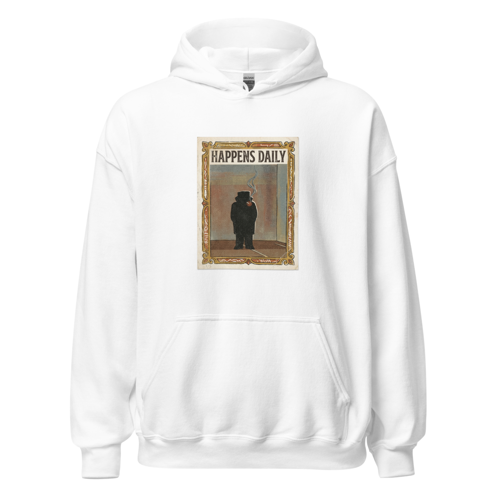 Happens daily | Hoodie product mockup