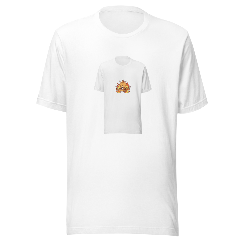This Is Fine Cat | Classic Tee - Mockup 1