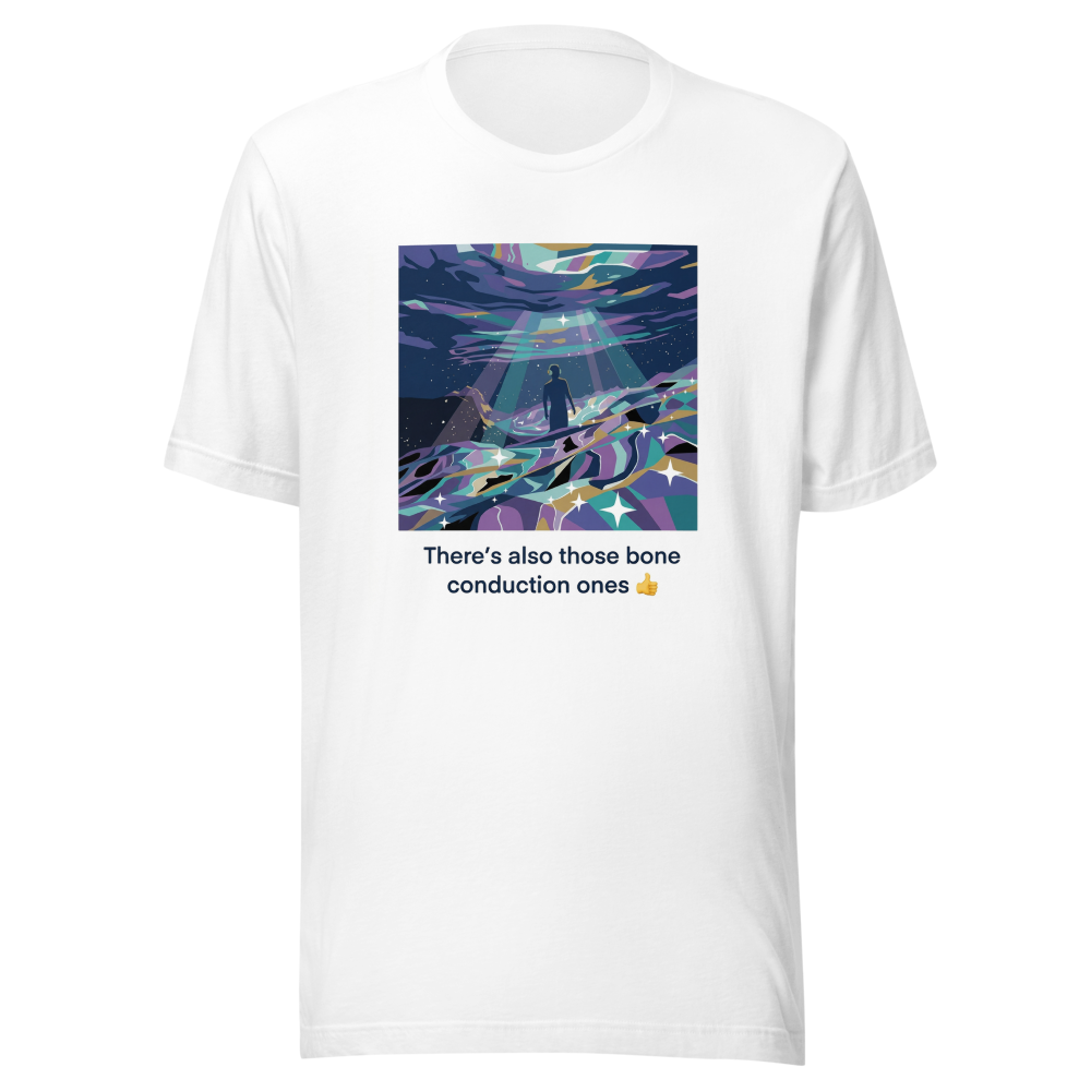 Bone conduction vibes | Classic Tee product mockup
